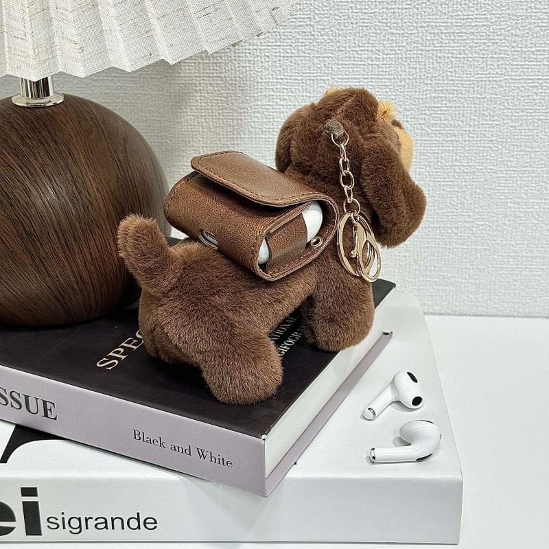 Edgin - Hond Pluche AirPods / Pro Oordopjeshoesje