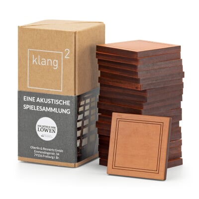 Klang² Gedächtnisspiel Holz, Birnenholz