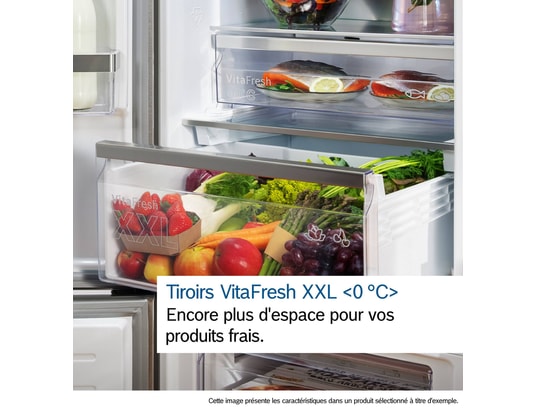 BOSCH - Réfrigérateur congélateur bas KGN39AIAU, Série 6, Tiroirs VitaFresh XXL 0 °C