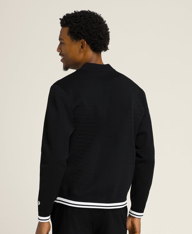 Technical Knit Bomber Jacket