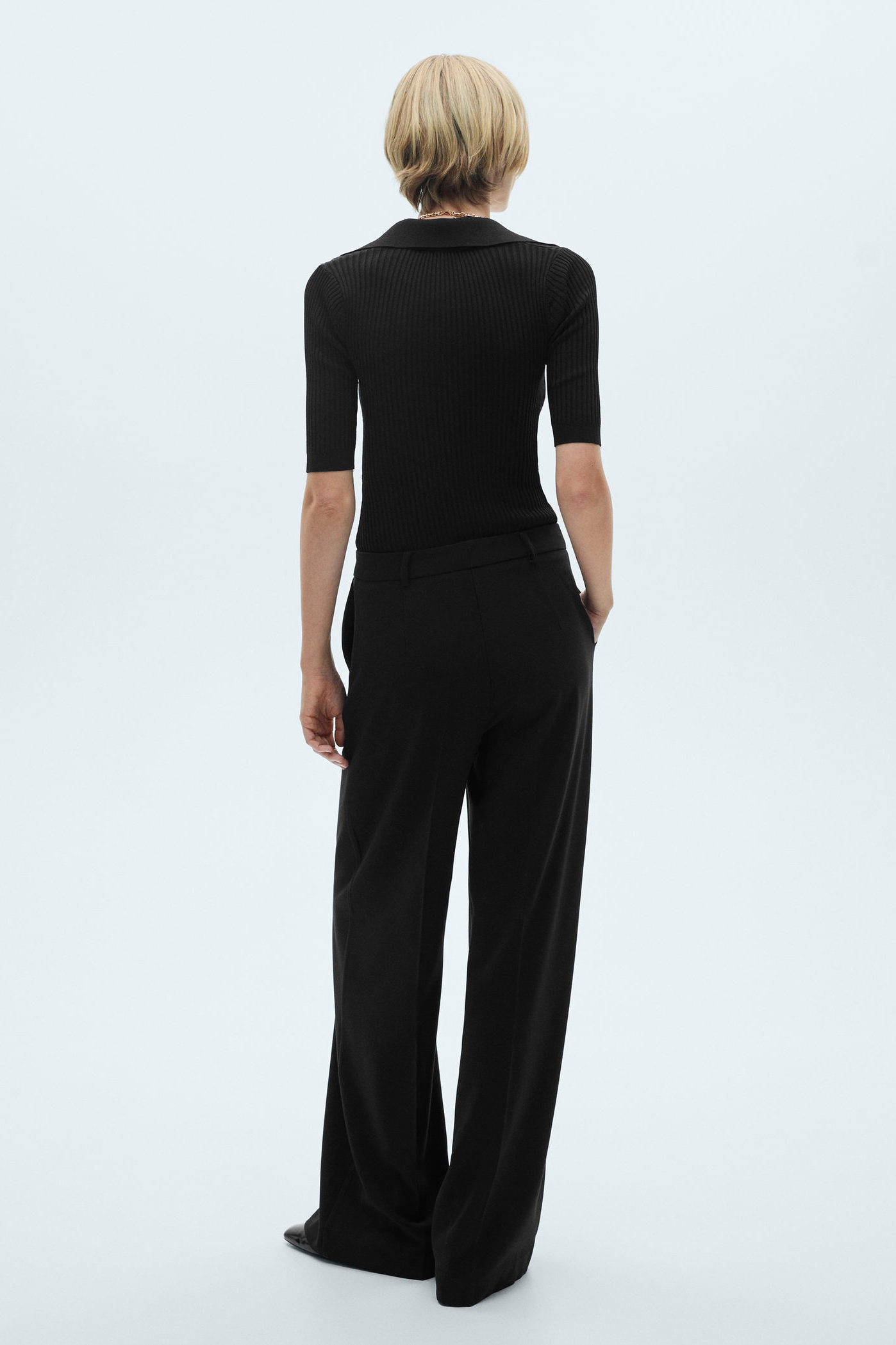 Mango jumpsuit zwart