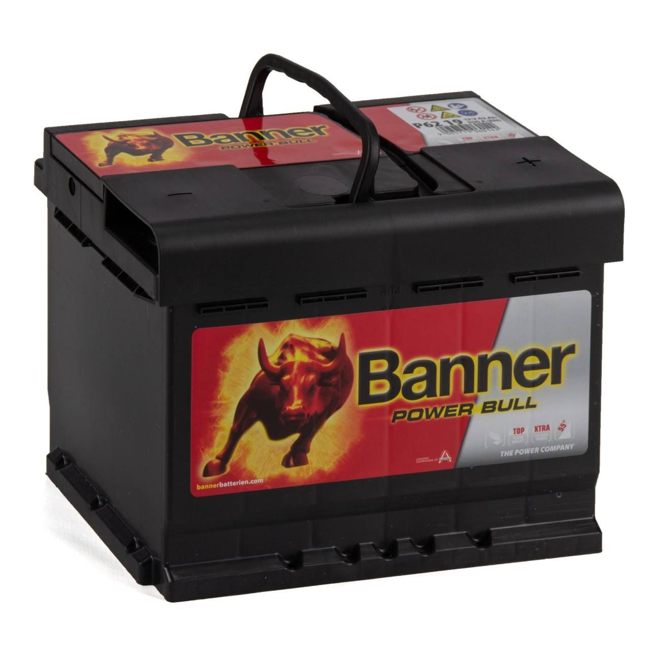 Banner 013562190101 Power Bull 62Ah Autobatterie