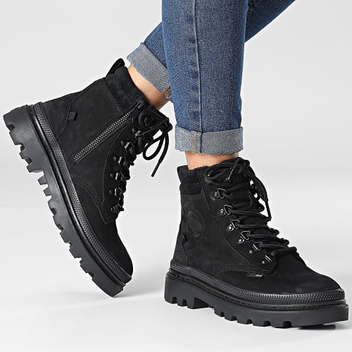 Boots Femme Pallatrooper Hiker Nubuck 97978 Black