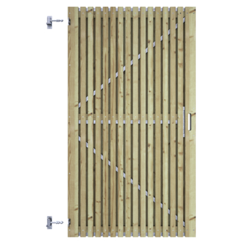 Tuinpoort Andalusië grenen hout verticaal 178 x 99 cm