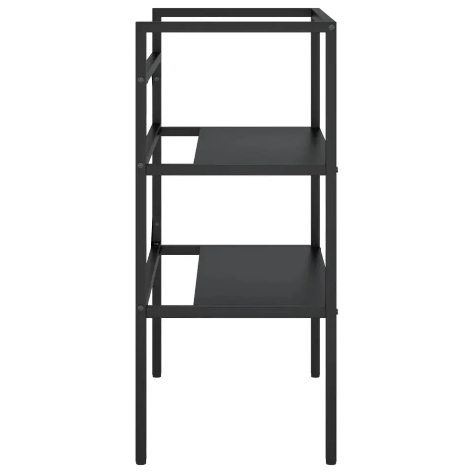 vidaXL - Badkamermeubelframe - Zwart - IJzer - 59 x 38 x 83 cm