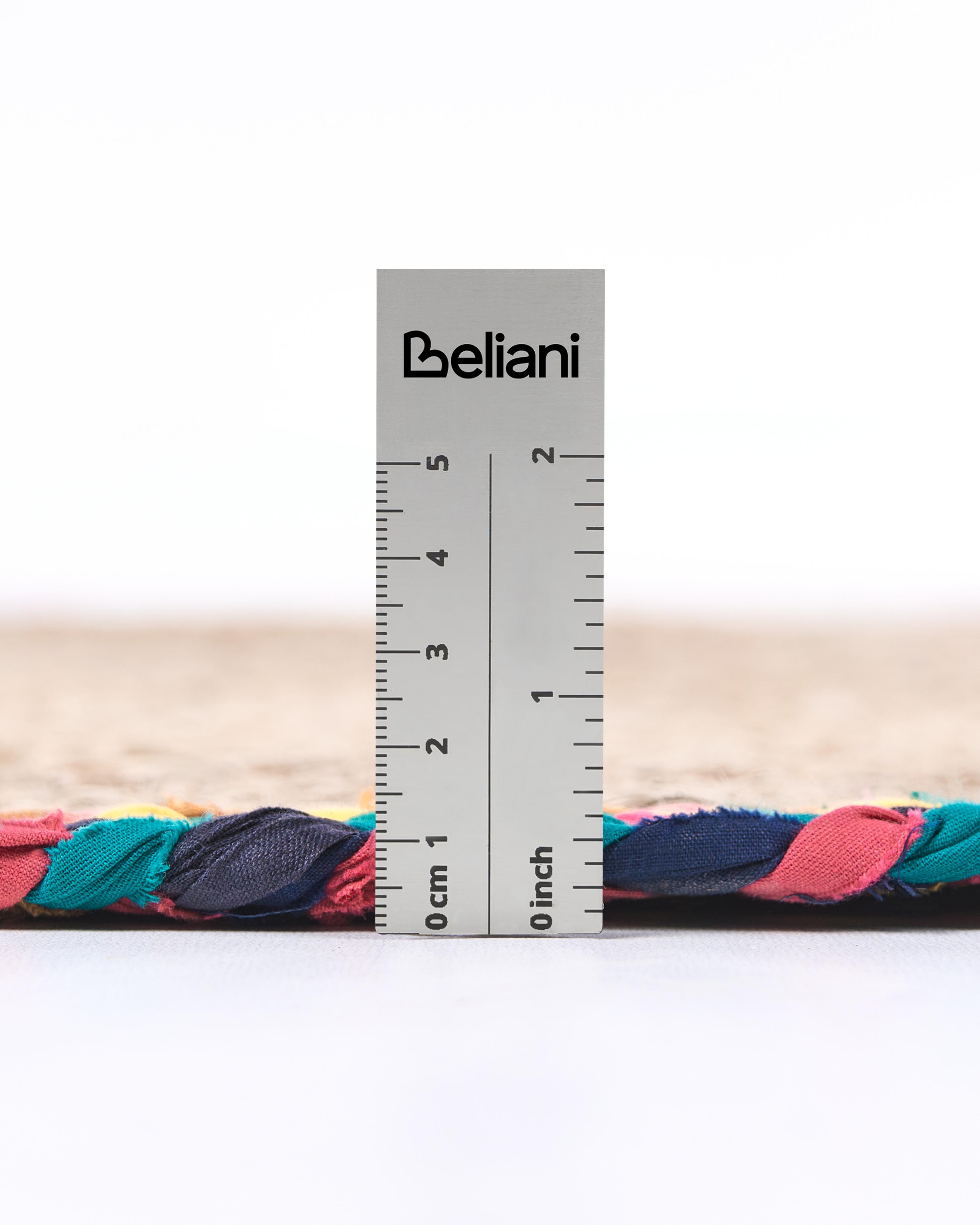 Vloerkleed SATARA Meerkleurig ø 120 cm Jute