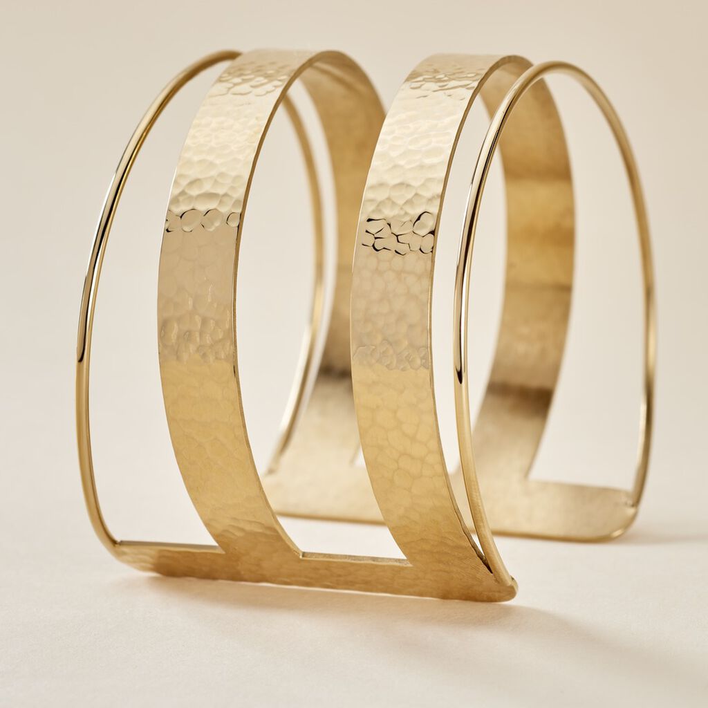 Bracelet Manchette Chita Acier Doré