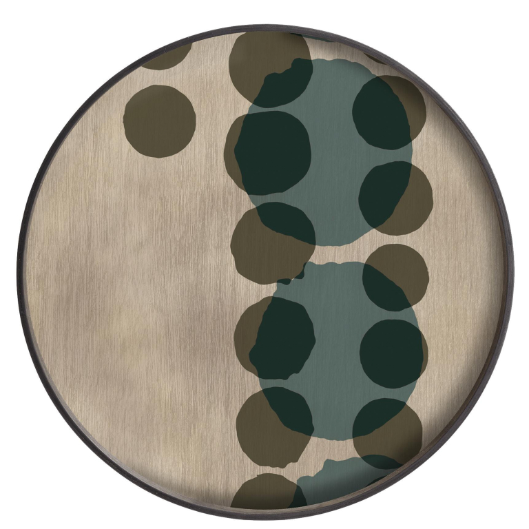 Ethnicraft Layered Dots dienblad slate Ø61