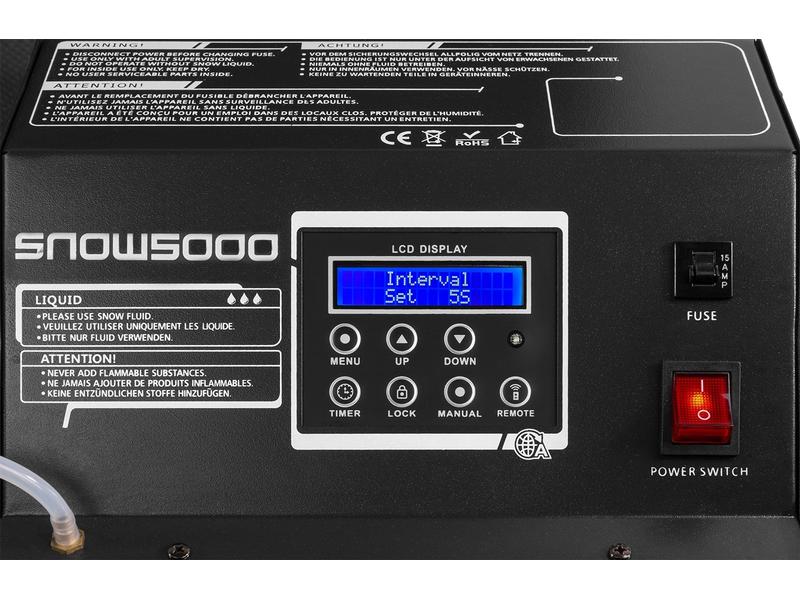 BeamZ Pro Schneemaschine SNOW5000 Professionelle Schneemaschine