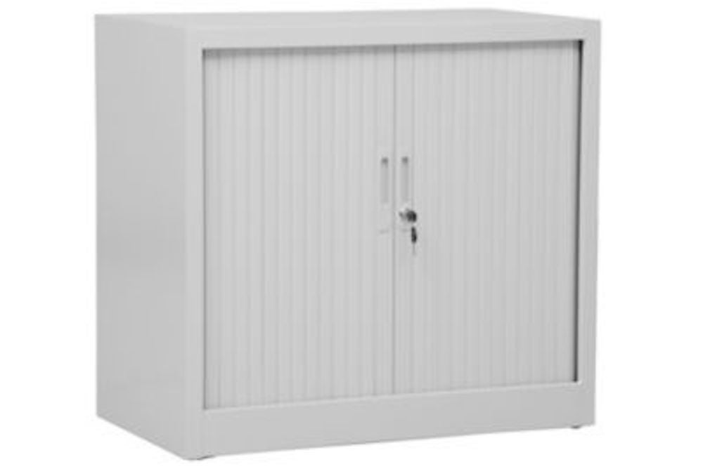 PROREGAL Rolluikkast Wezel 2 Plankhoogtes HxBxD 75 x 80 x 46 cm Grijs