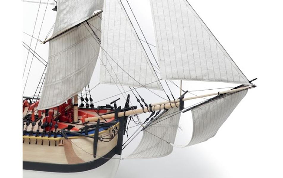 Bausatz Segelschiff HMS Endeavour, 890 mm 1:50<br>Detailgetreuer Segelschiff Modellbausatz