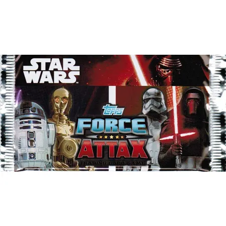 Topps Star Wars Episode 7 Force Attax Sammelkarten, 1 Booster