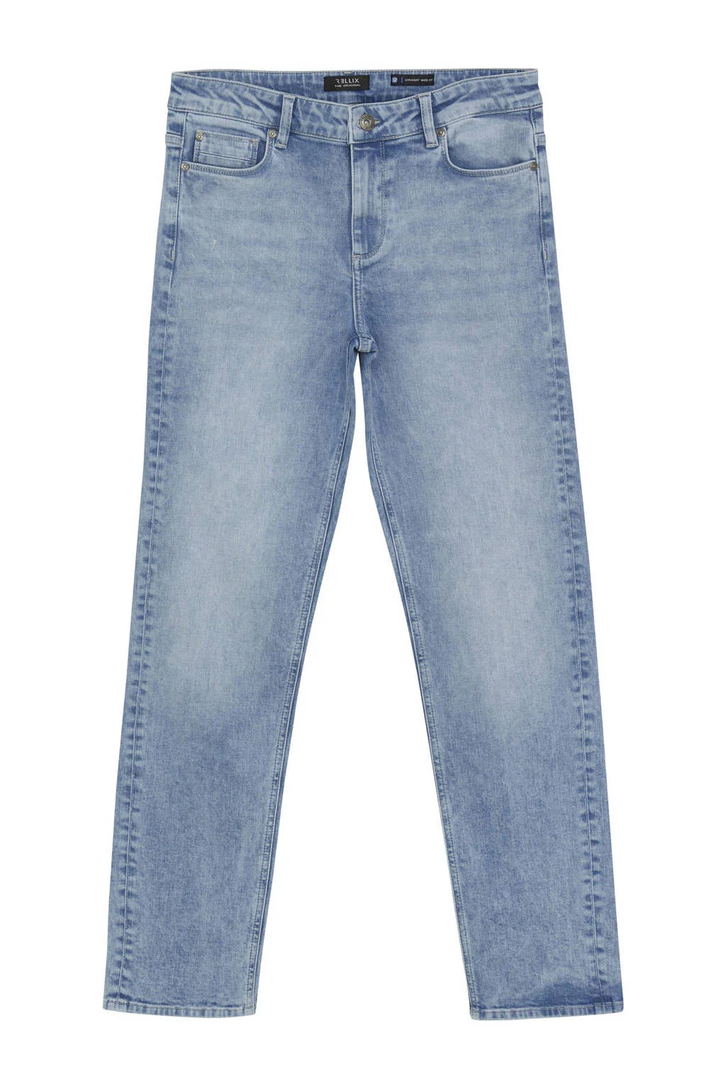 Rellix straight leg jeans light blue denim