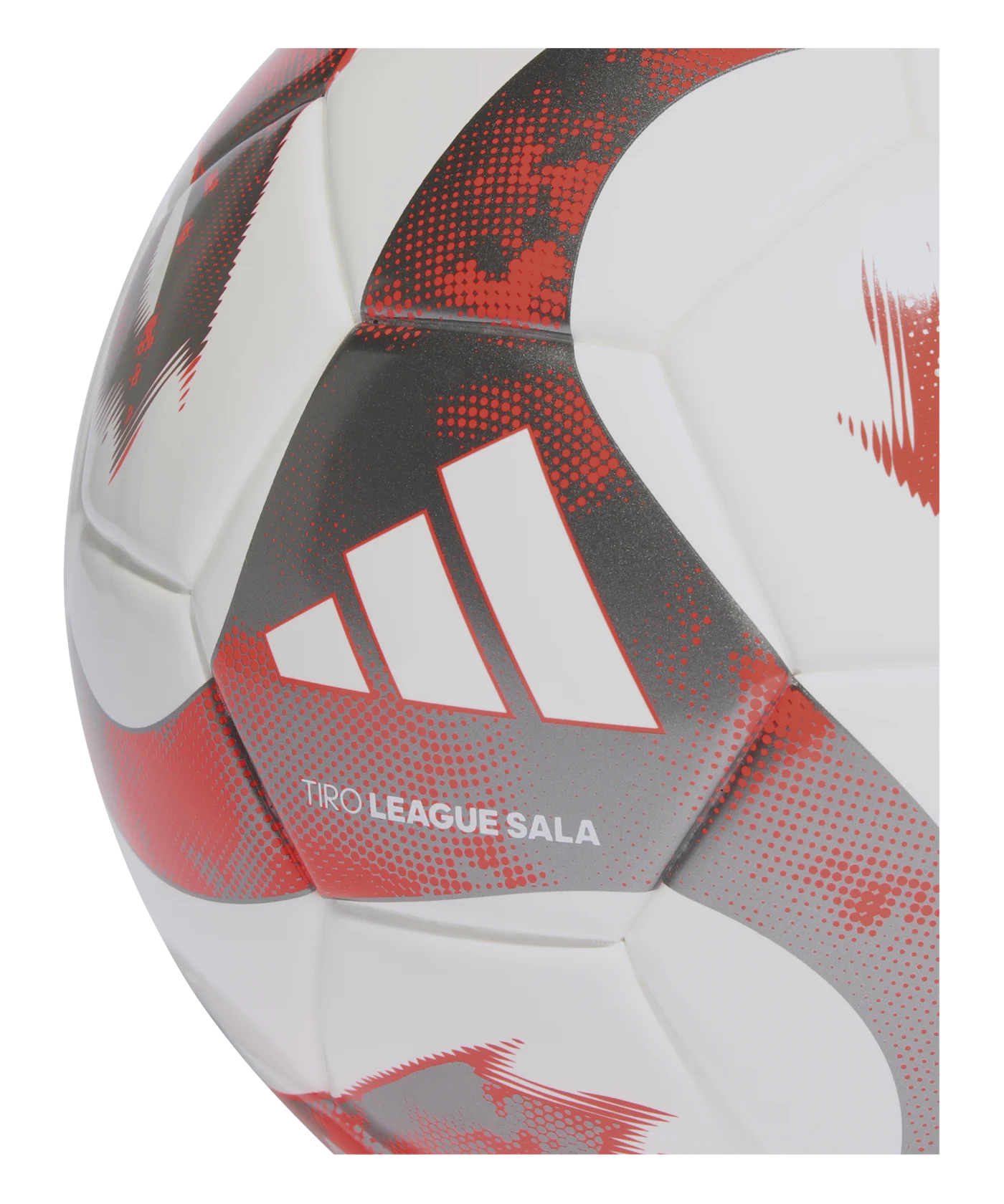 adidas Tiro League Sala Trainingsball Weiss Rot