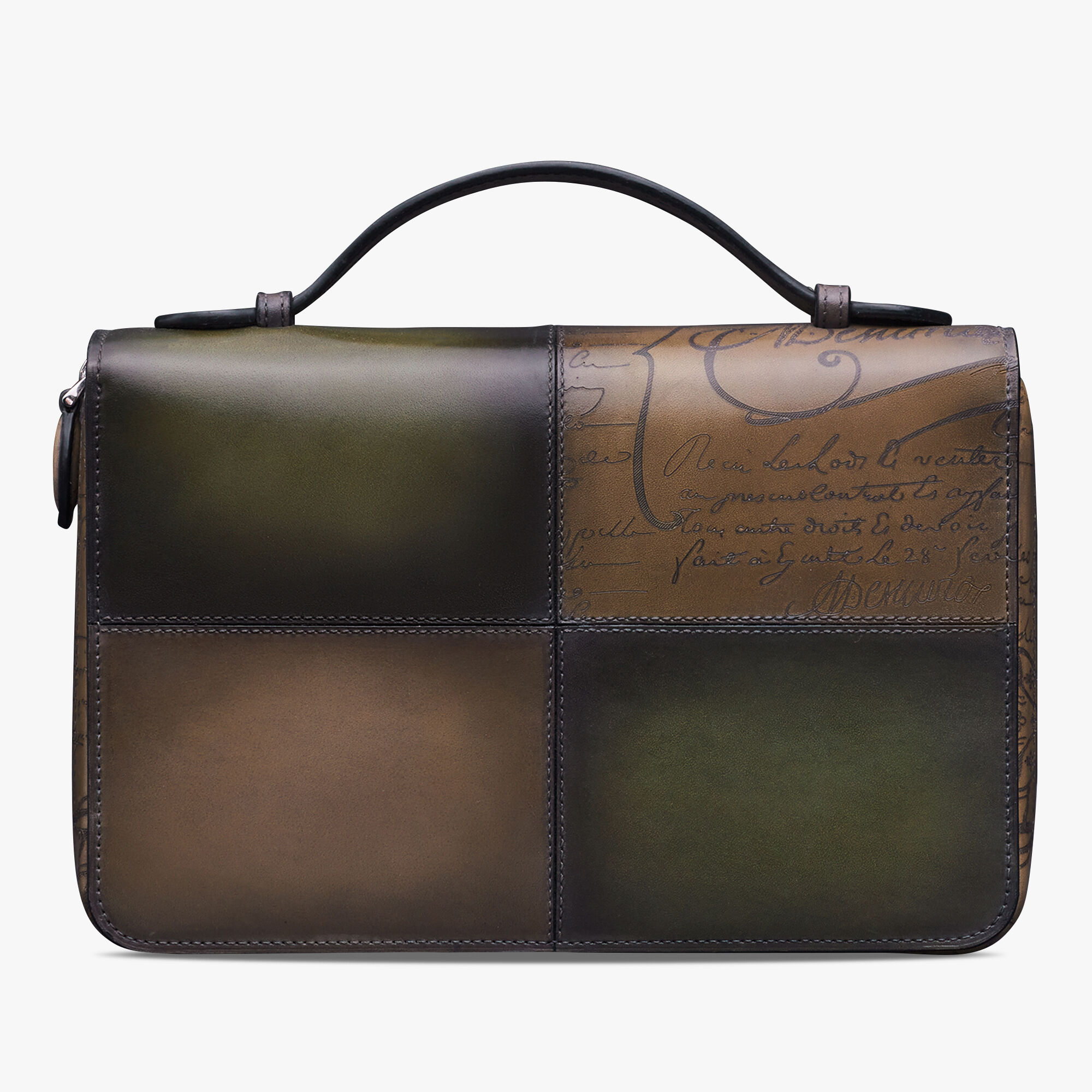 Portefeuille Zippe Itauba Wide En Cuir Scritto