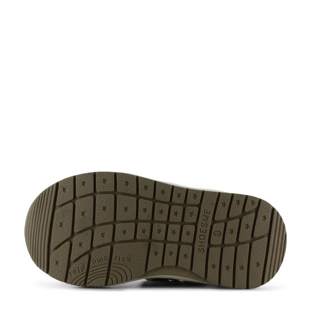 Shoesme leren sneakers brons/zwart