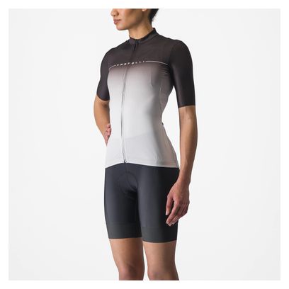 Maillot Manches Courtes Femme Salita Noir/Gris