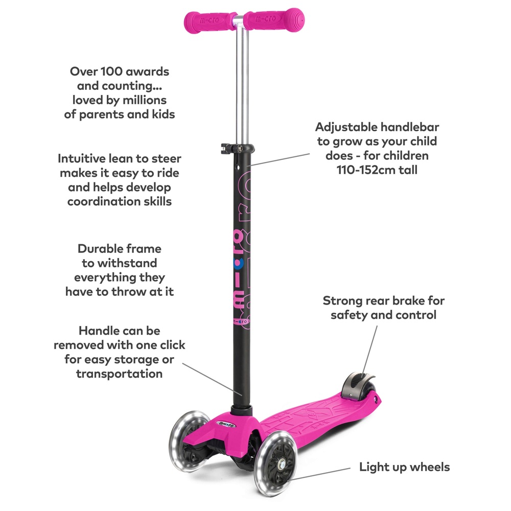 Maxi Micro Plus Scooter Pink