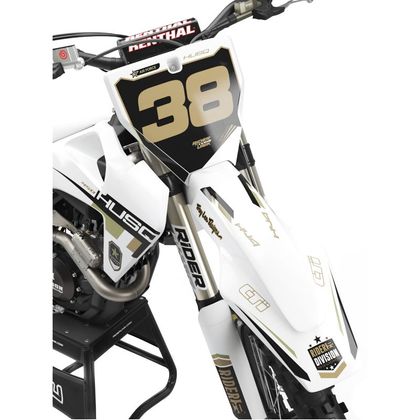 Kit déco RiderUnik TREK WHITE - Blanc / Noir