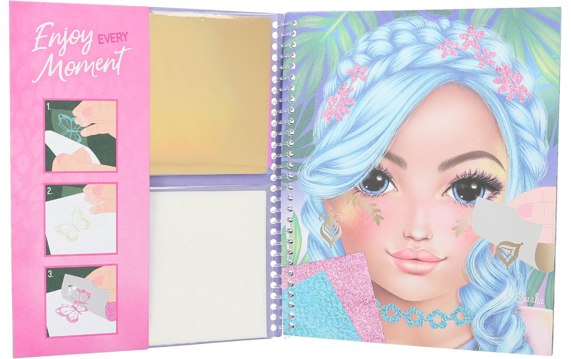 Malbuch Top Model Stick and ShineDesign-Notizbuch