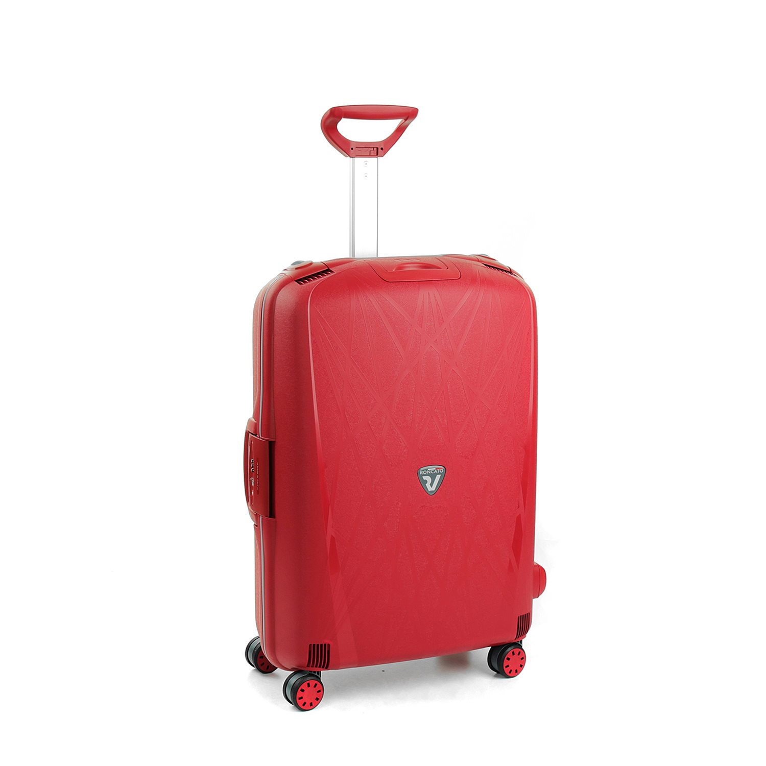 Roncato Light 4 Wiel Trolley 68 rosso