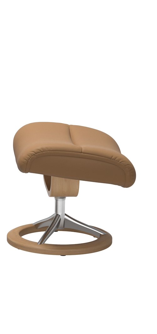 View (M) Signature krakk Hud Paloma Spesial Taupe og Signature understell i eikbeiset og alu
