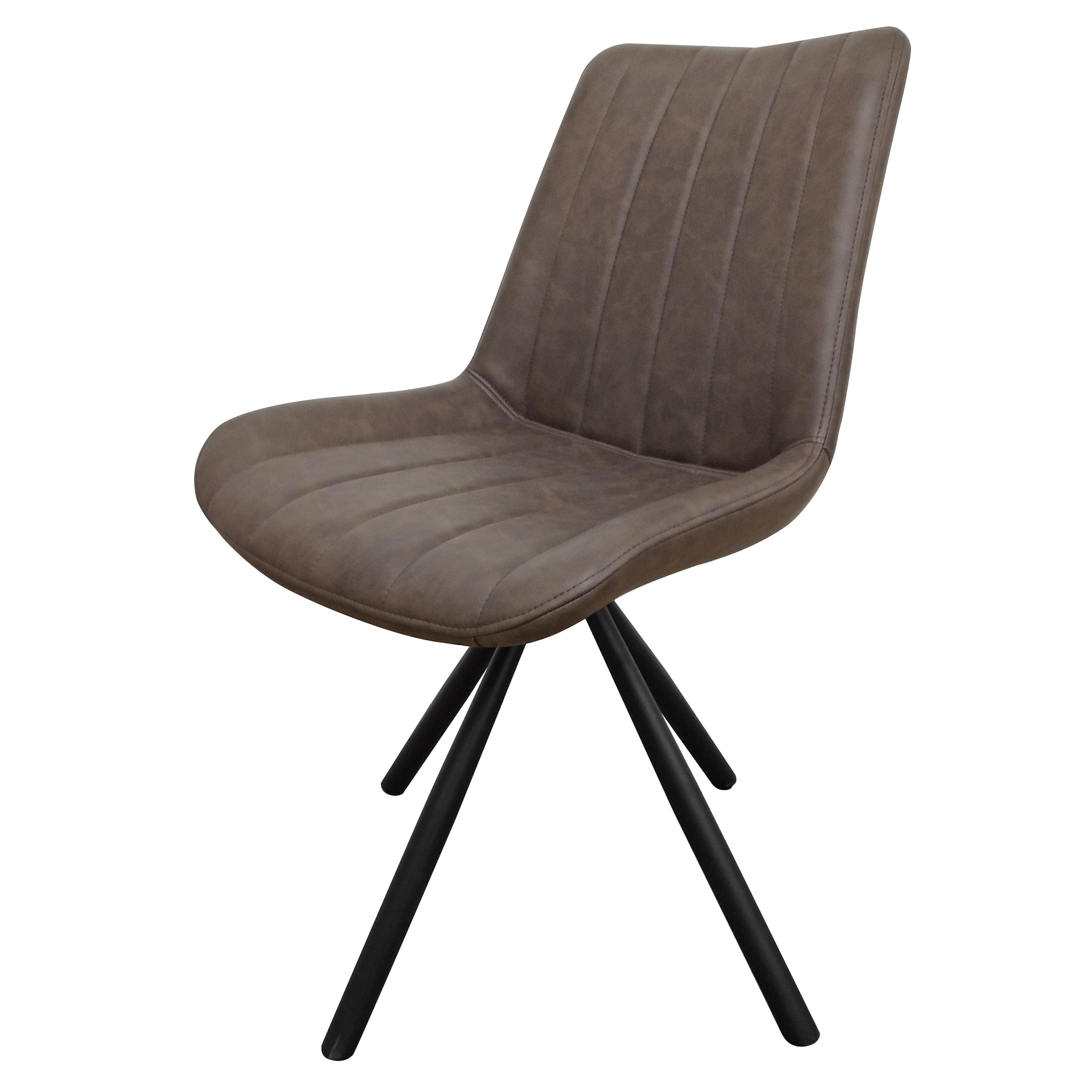 HERMIONE CHAISE PIVOTANTE MARRON
