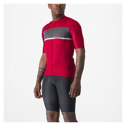 Maillot Manches Courtes Castelli Tradizione Rouge