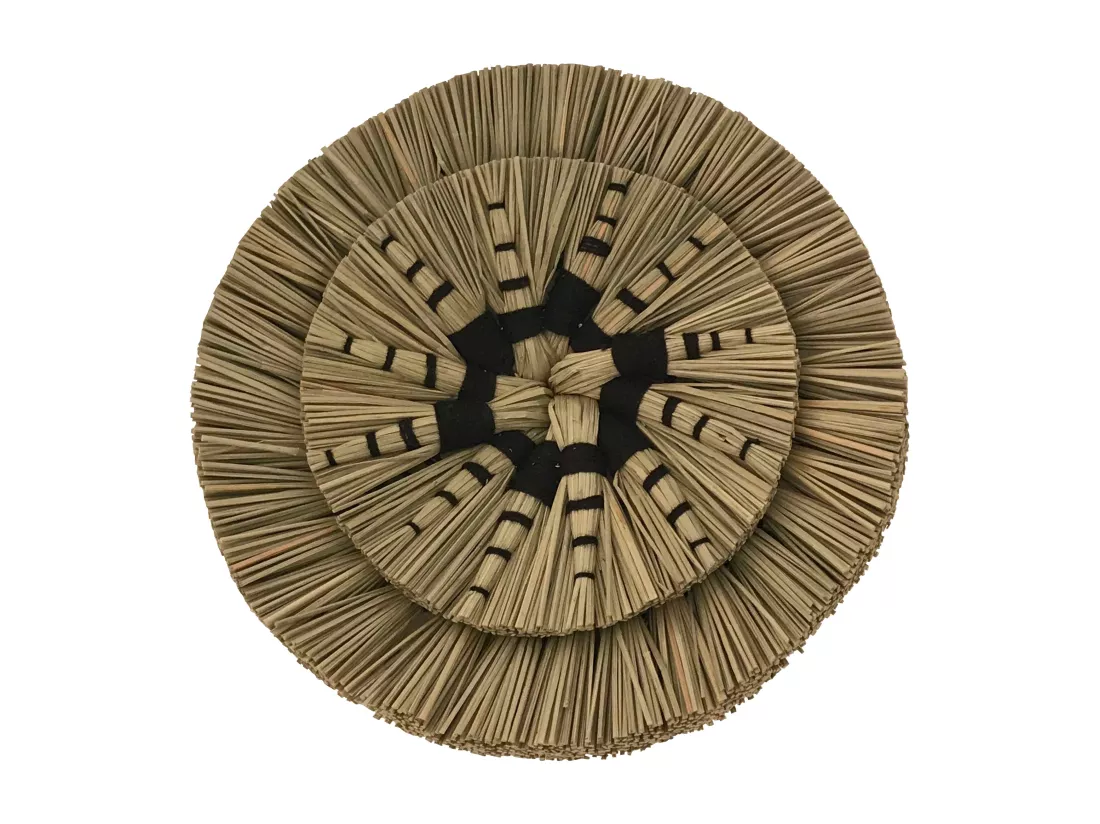Décoration murale en matière naturelle (lot de 3) - Shama