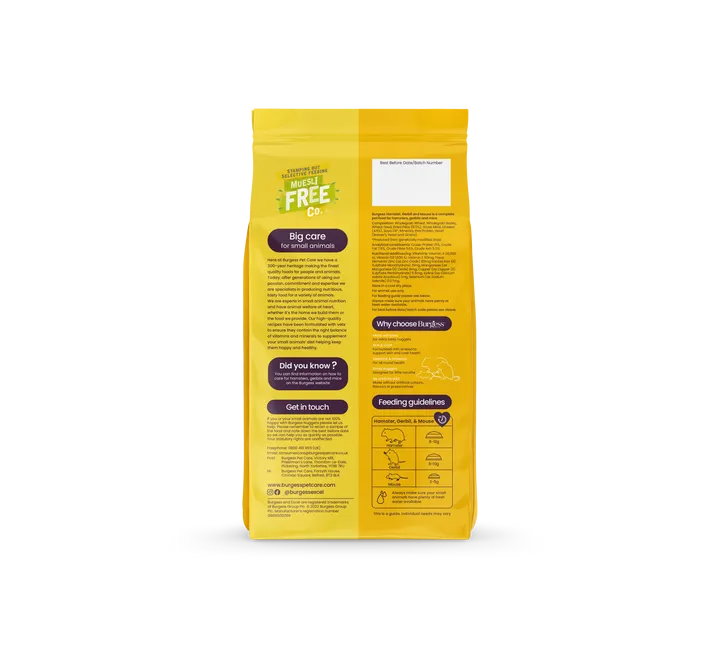 Hamster gerbil & mouse 750 g