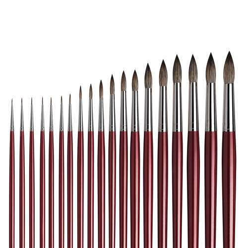 da Vinci Ölmalpinsel BLACK SABLE Serie 1640, Iltishaare