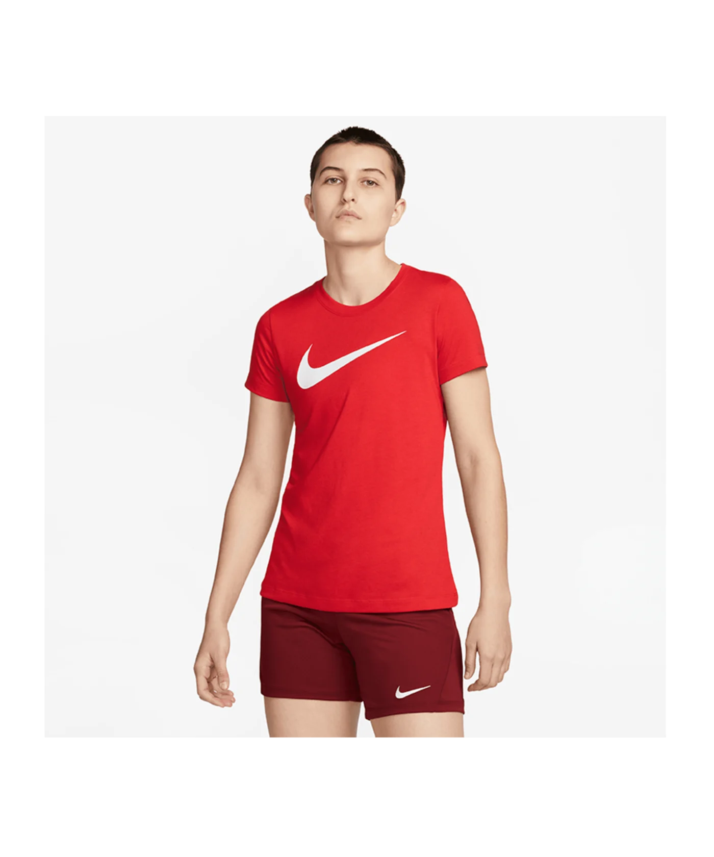 Nike Park 20 T-Shirt Swoosh Damen Rot F657