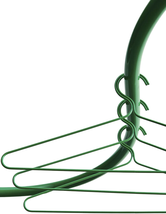 Hay Colour Hanger-Set of 3-Jungle green
