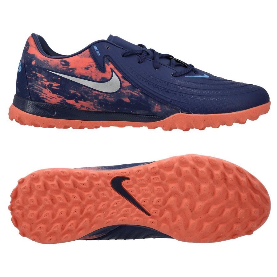 Nike Phantom GX II Academy TF Erling Haaland Personal Edition - Bleu/Chrome ÉDITION LIMITÉE