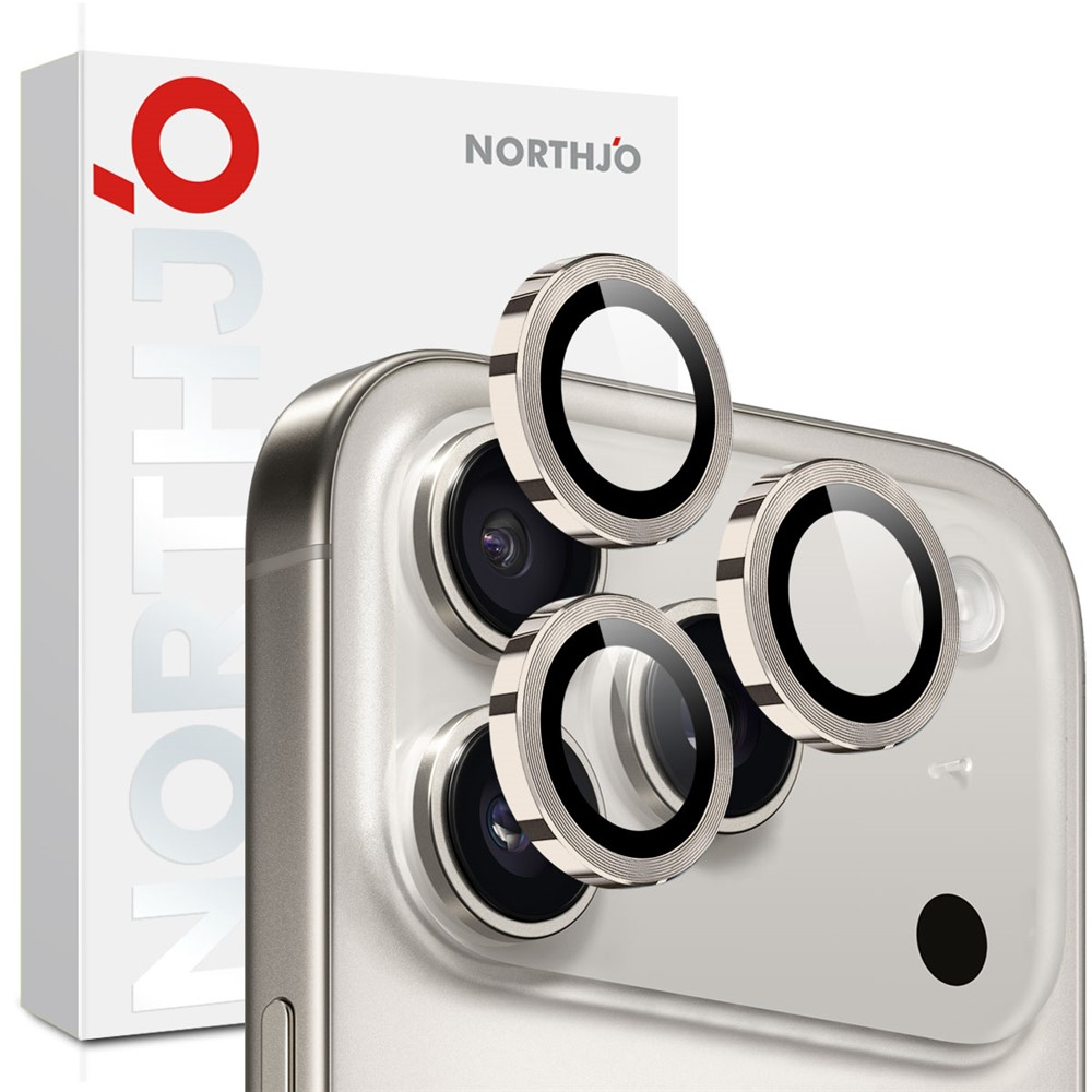 iPhone 17 Pro / 17 Pro Max Kameraschutz Objektiv Ring Protector Abdeckung - Grau