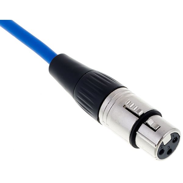 the sssnake SM10BL Mikrofonkabel blau