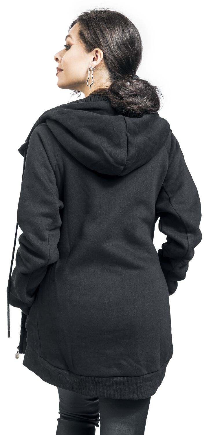 Veste Longue Zippée | RED by EMP Sweat-shirt zippé à capuche