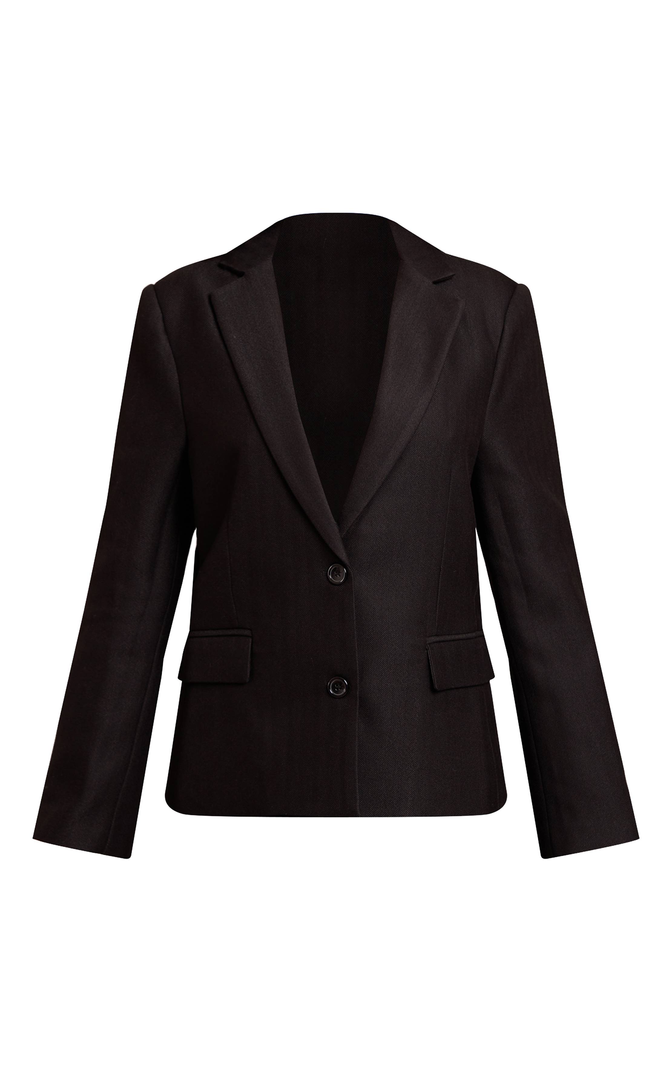 Noir Blazer Boyfriend Premium Petite