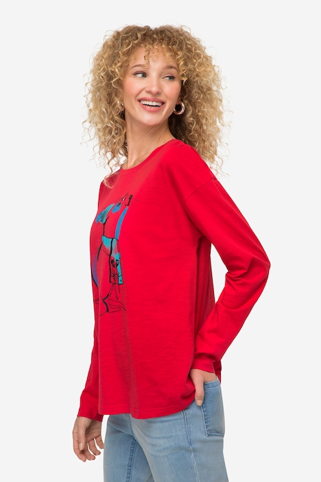 T-Shirt, Robbe, Rundhals, Langarm, OEKO-TEX