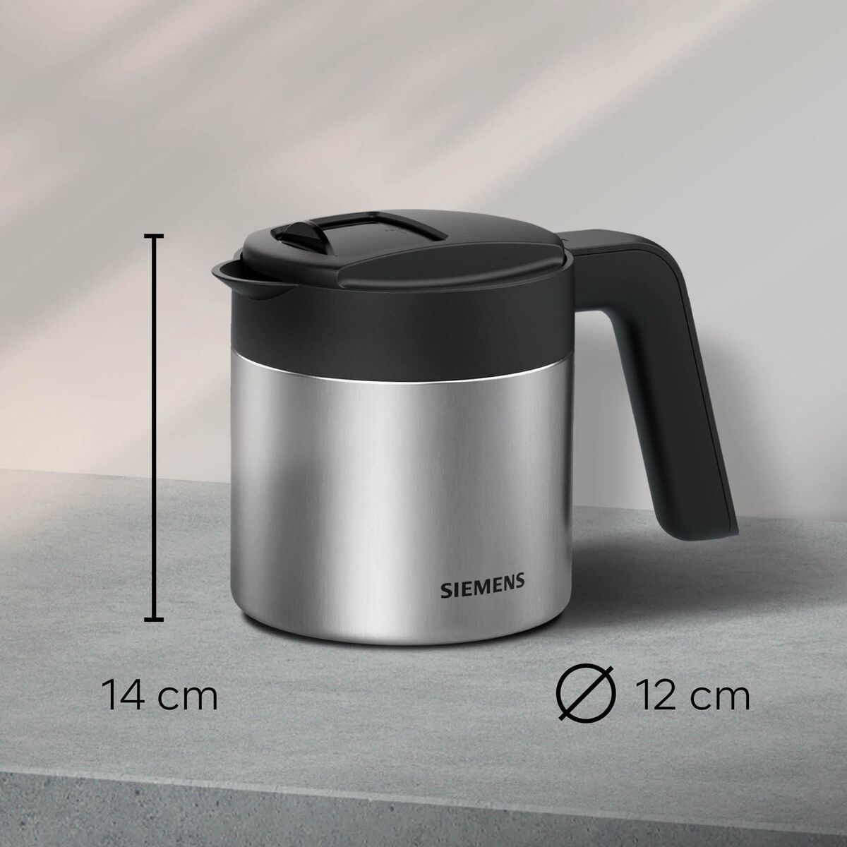 Isolert kaffekanne for espressomaskin