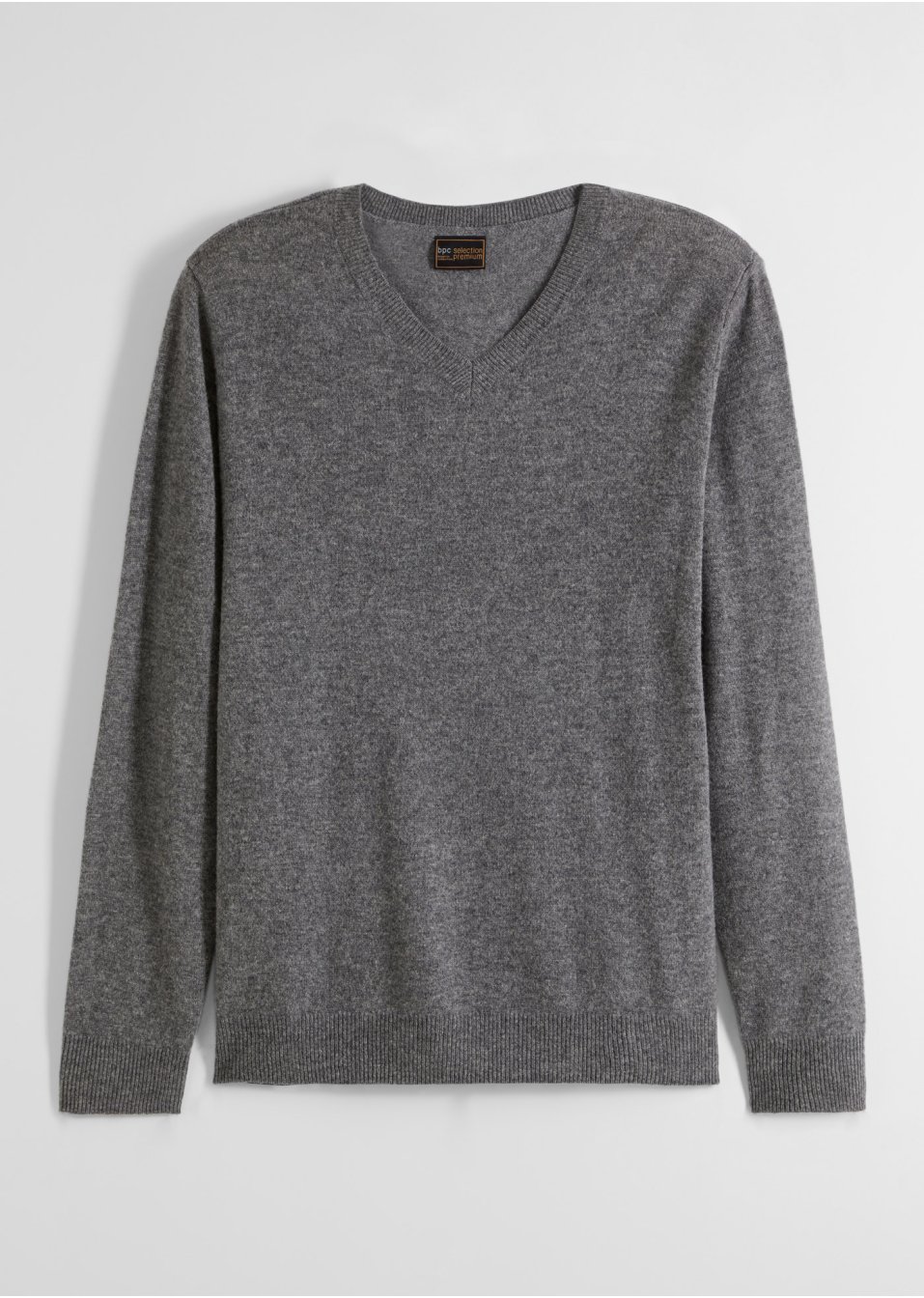 Pull en laine avec teneur en Good Cashmere Standard®, col V