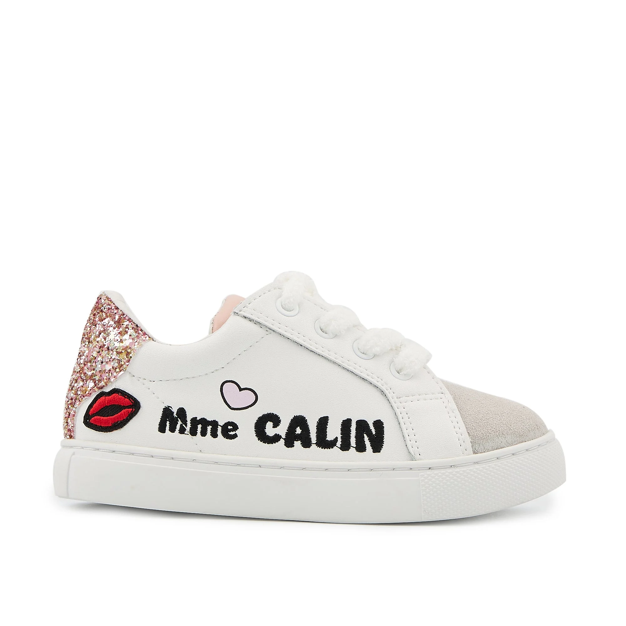 MINI SIMONE CALIN - Sneakers en cuir | Blanc