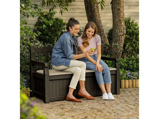 Banc de jardin extérieur avec coffre de rangement GardenBench Box