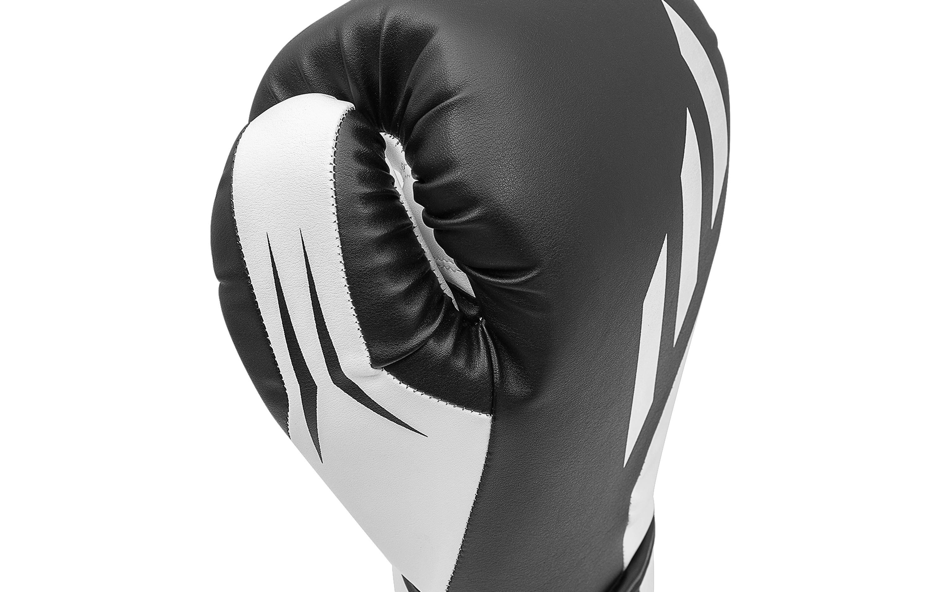 Speed Tilt 350V 14 oz Schwarz/Weiss<br>Boxhandschuhe