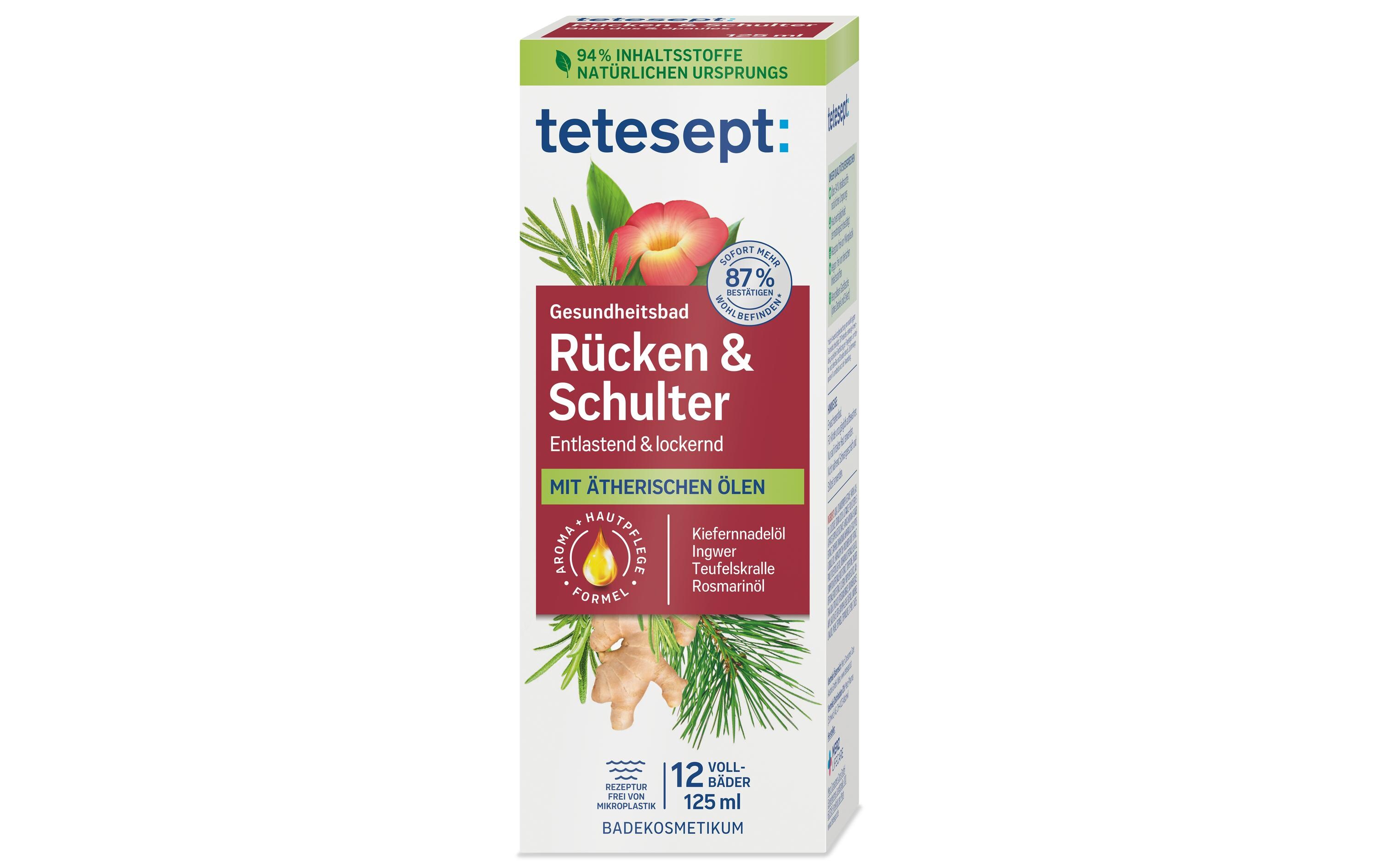 Gesundheitsbad Rücken und Schulter 125 mlBadezusatz