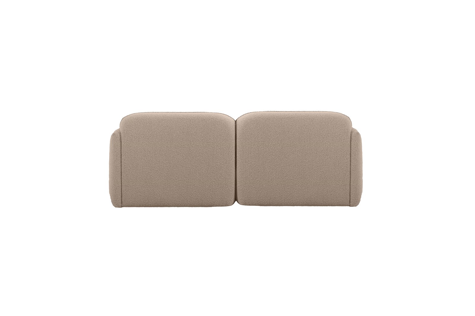 Fluff 2-seter Tekstil Copenhagen Boucle 803 Beige med sorte ben