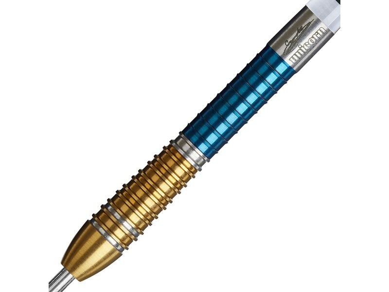 Unicorn Dartpfeile Gary Anderson 6 Duo 24G 3er-Pack, Gold/B Dartpfeile mit Stahlspitzen