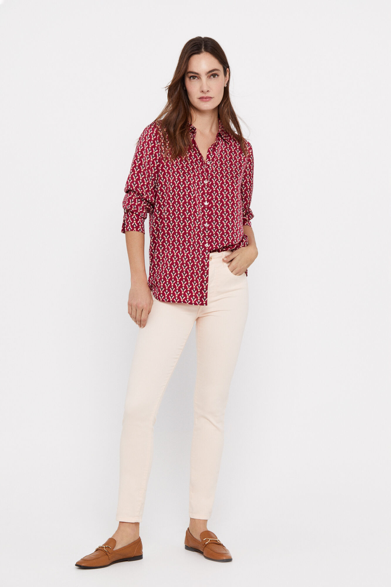 Calça jeans modeladora Sensational Fit - Rosa