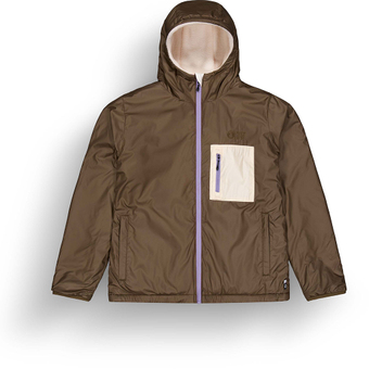 Picture Posy Wende- Fleecejacke Cocoa Brown Damen