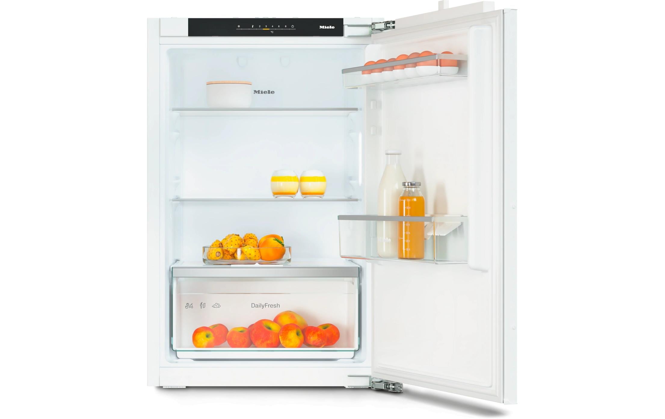 Einbaukühlschrank K 7127 D Rechts<br>Einbau-Kühlschrank mit DailyFresh, LED-Beleuchtung, SoftClose und SuperKühlen für mehr Komfort